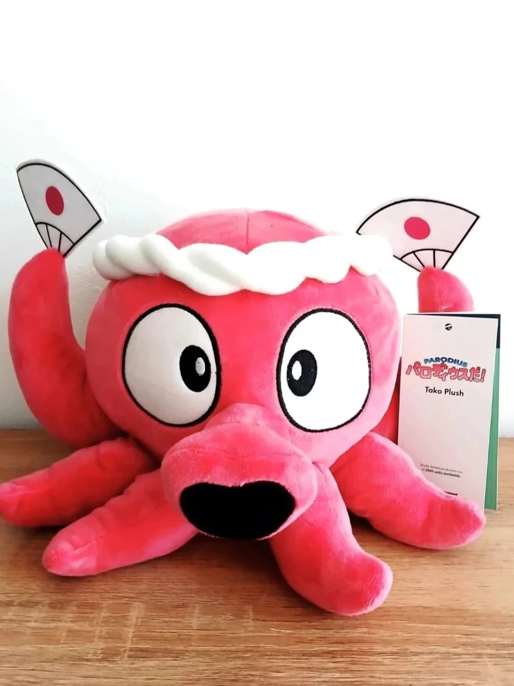 Peluche Konami Parodius Takosuke ItemLab 16 cm Licence officielle